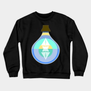 Ship in a glass bottle Crewneck Sweatshirt